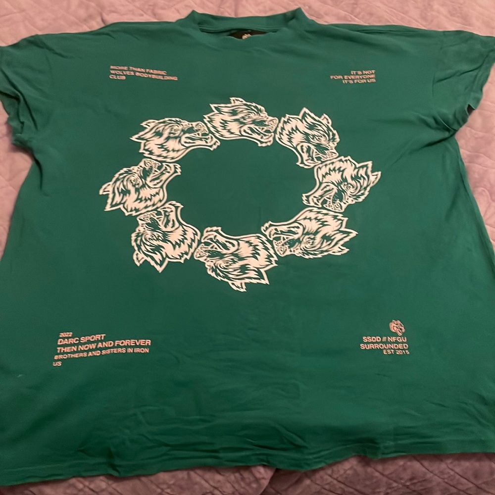 Darc sport cap sleeve tee mint green